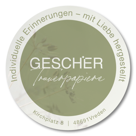 Gescher Trauerpapiere