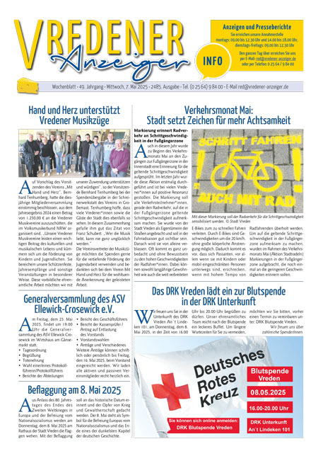 Vredener Anzeiger Beispielbild